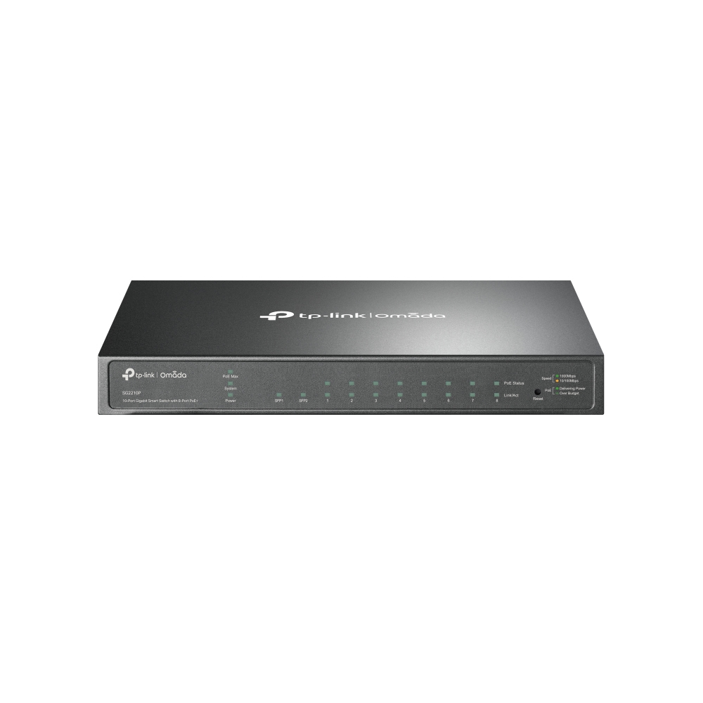 [SG2210P] TP-Link Omada 10-Port Gigabit Smart Switch with 8-Port PoE+