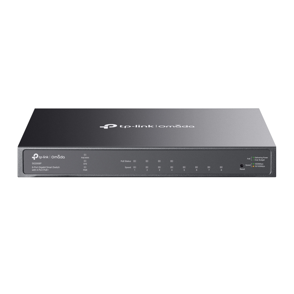 [TL-SG2008P] TP-Link Omada 8-Port Gigabit Smart Switch with 4-Port PoE+