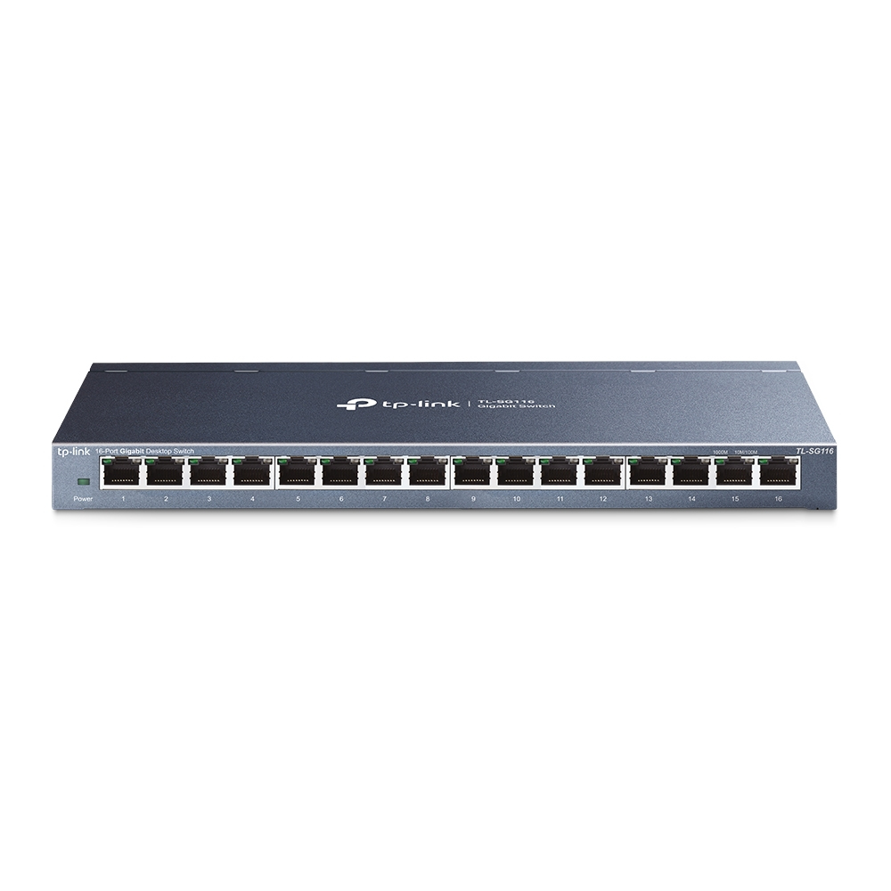 [TL-SG116] TP-Link TL-SG116 Non gestito Gigabit Ethernet (10/100/1000) Nero