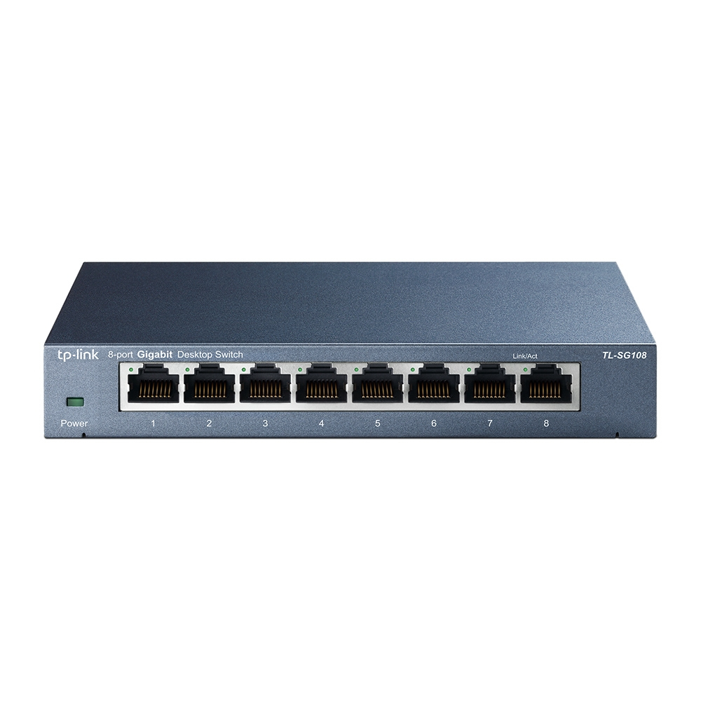 [TL-SG108] TP-Link Switcher Desktop 8-port 10/100M/1000M TL-SG108