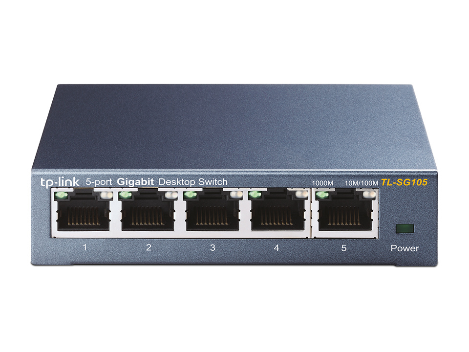 [TL-SG105] TP-Link Switcher Desktop 5-port 10/100M/1000M TL-SG105
