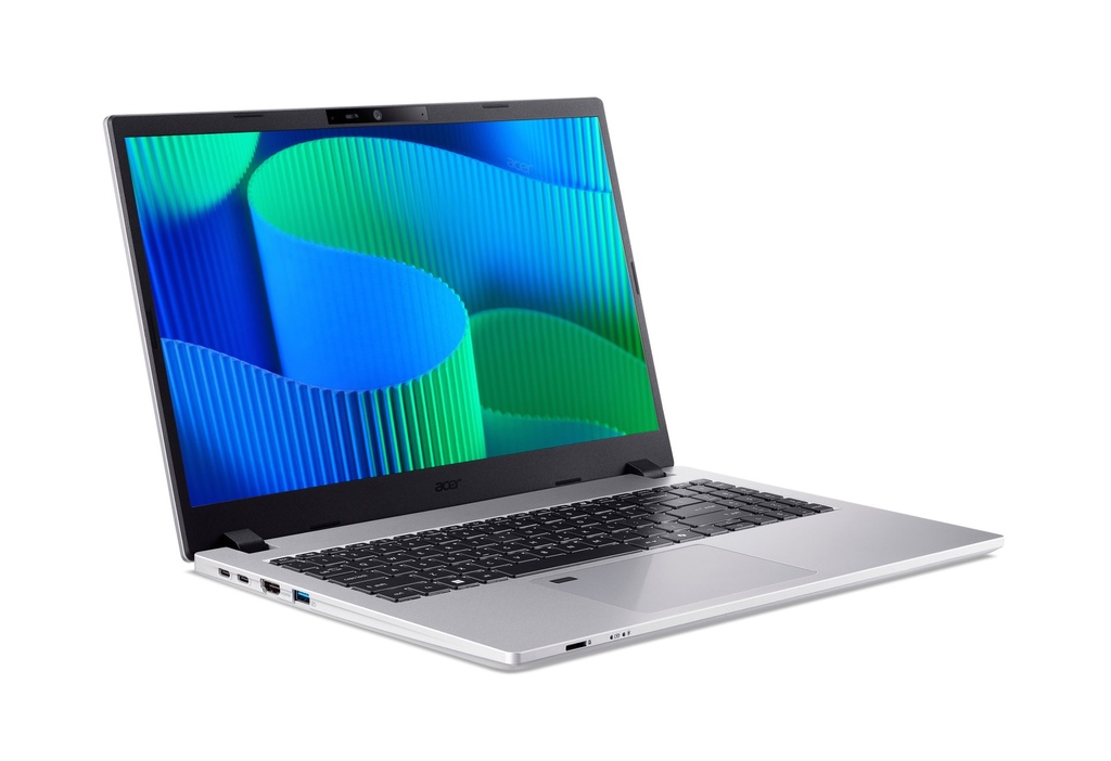 [NX.BGPET.00C] Acer TravelMate P2 TMP215-55- TCO-53EZ Intel Core 5 120U Computer portatile 39,6 cm (15.6") Full HD 16 GB DDR5-SDRAM 1 TB SSD Wi-Fi 6E (802.11ax) Windows 11 Pro Italiano Argento
