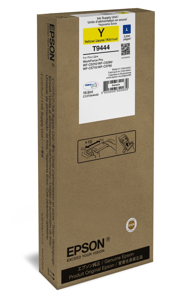 [C13T944440] ORIGINAL Epson Cartuccia d'inchiostro giallo C13T944440 T9444 ~3000 Seiten 19,9ml