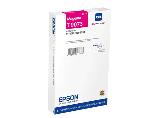 ORIGINAL Epson Cartuccia d'inchiostro magenta C13T90734N T9073 XXL ~7000 Seiten 69ml