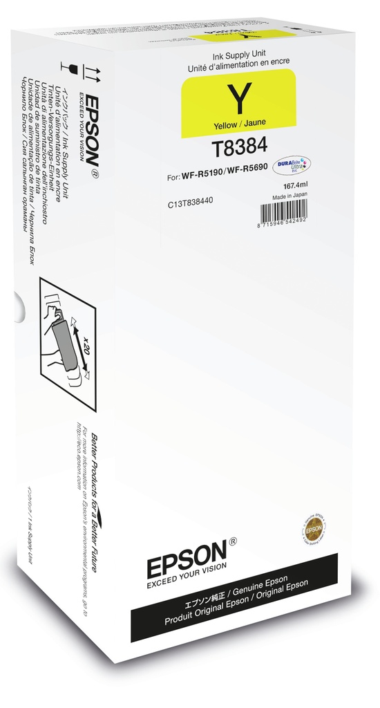[C13T838440] Epson Yellow XL Ink Supply Unit