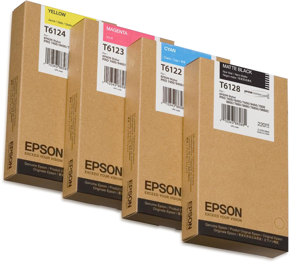 [C13T61280N] ORIGINAL Epson Cartuccia d'inchiostro Nero (opaco) C13T61280N T6128 220ml