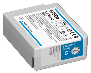 [C13T52M240] ORIGINAL Epson Cartuccia d'inchiostro ciano C13T52M240 SJIC42P-C 50ml