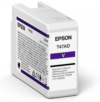 ORIGINAL Epson Cartuccia d'inchiostro Violetto C13T47AD00 T47AD 50ml