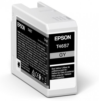 [C13T46S700] ORIGINAL Epson Cartuccia d'inchiostro Grigio C13T46S700 T46S7 25ml