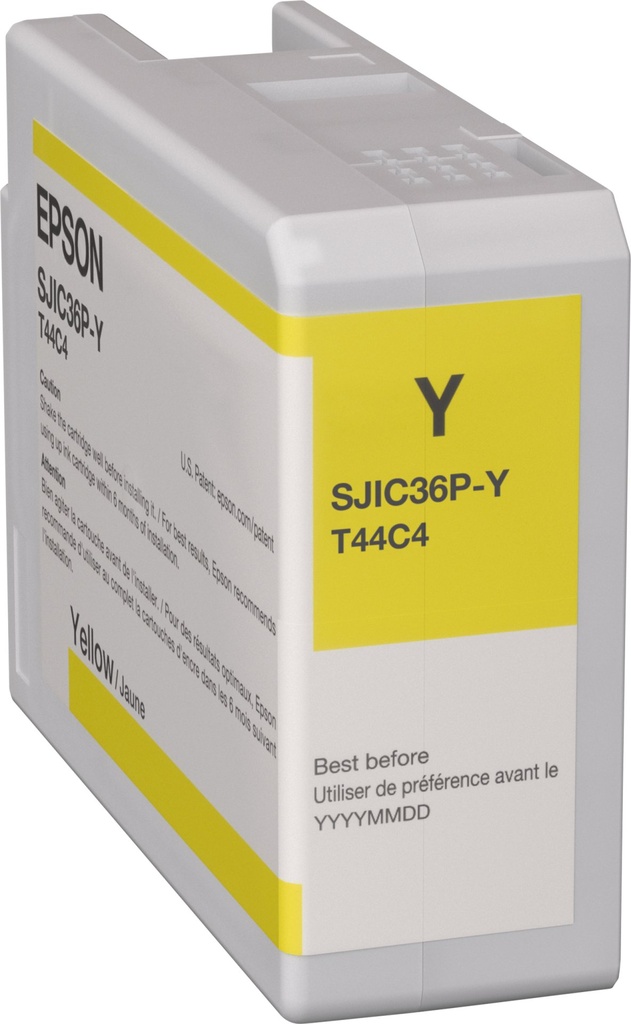 [C13T44C440] ORIGINAL Epson Cartuccia d'inchiostro giallo C13T44C440 SJIC36P-Y 80ml