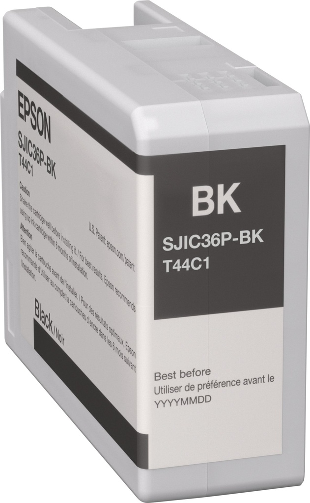 [C13T44C140] ORIGINAL Epson Cartuccia d'inchiostro nero C13T44C140 SJIC36P-K 80ml