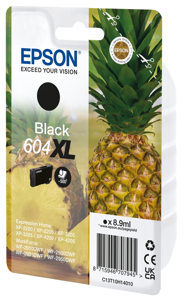 [C13T10H14020] Epson 604XL ink cartridge 1 pc(s) Original High (XL) Yield Black