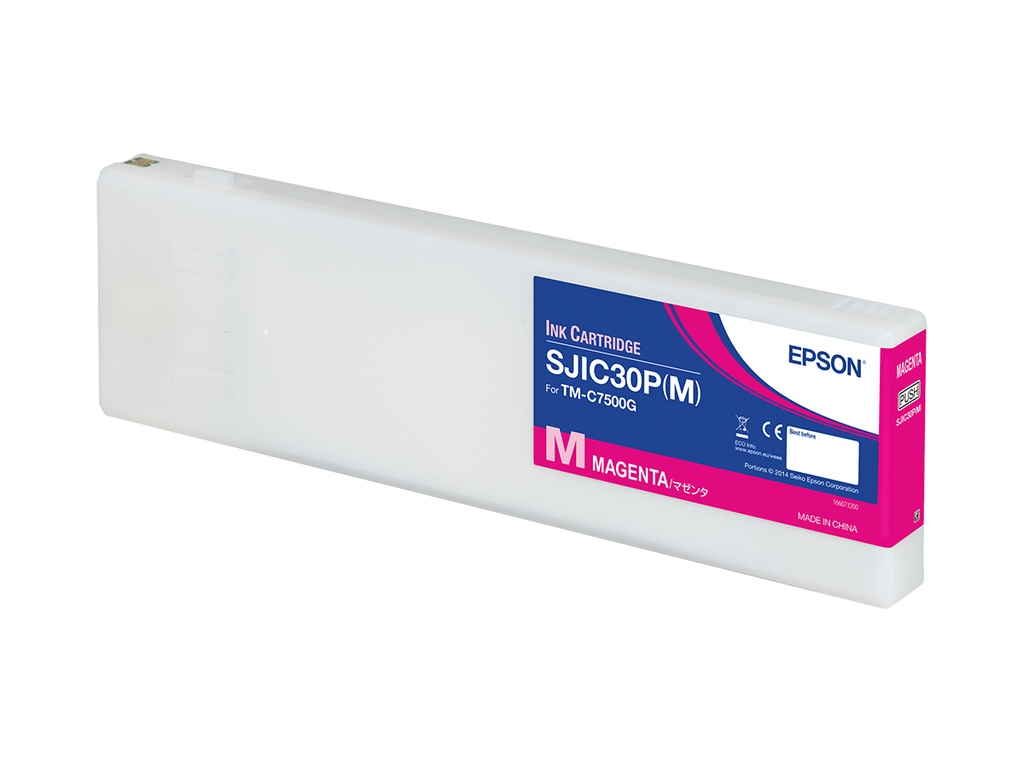 [C33S020641] ORIGINAL Epson Cartuccia d'inchiostro magenta C33S020641 SJIC30P-M 294,3ml SJIC30P(M): Ink cartridge for ColorWorks C7500G (Magenta)