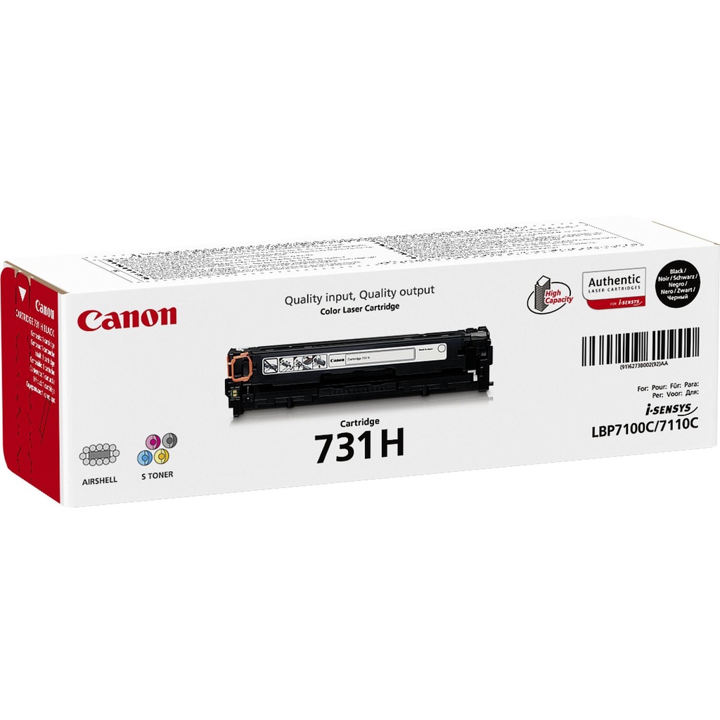 ORIGINAL Canon toner nero 731 HBK 6273B002 ~2400 Seiten alta capacità