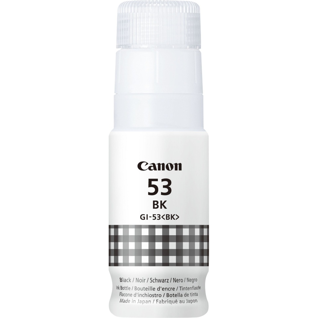 ORIGINAL Canon Cartuccia d'inchiostro nero GI-53bk 4699C001 ~3700 Seiten 60ml Serbatoio d'inchiostro GI-53BK Nero