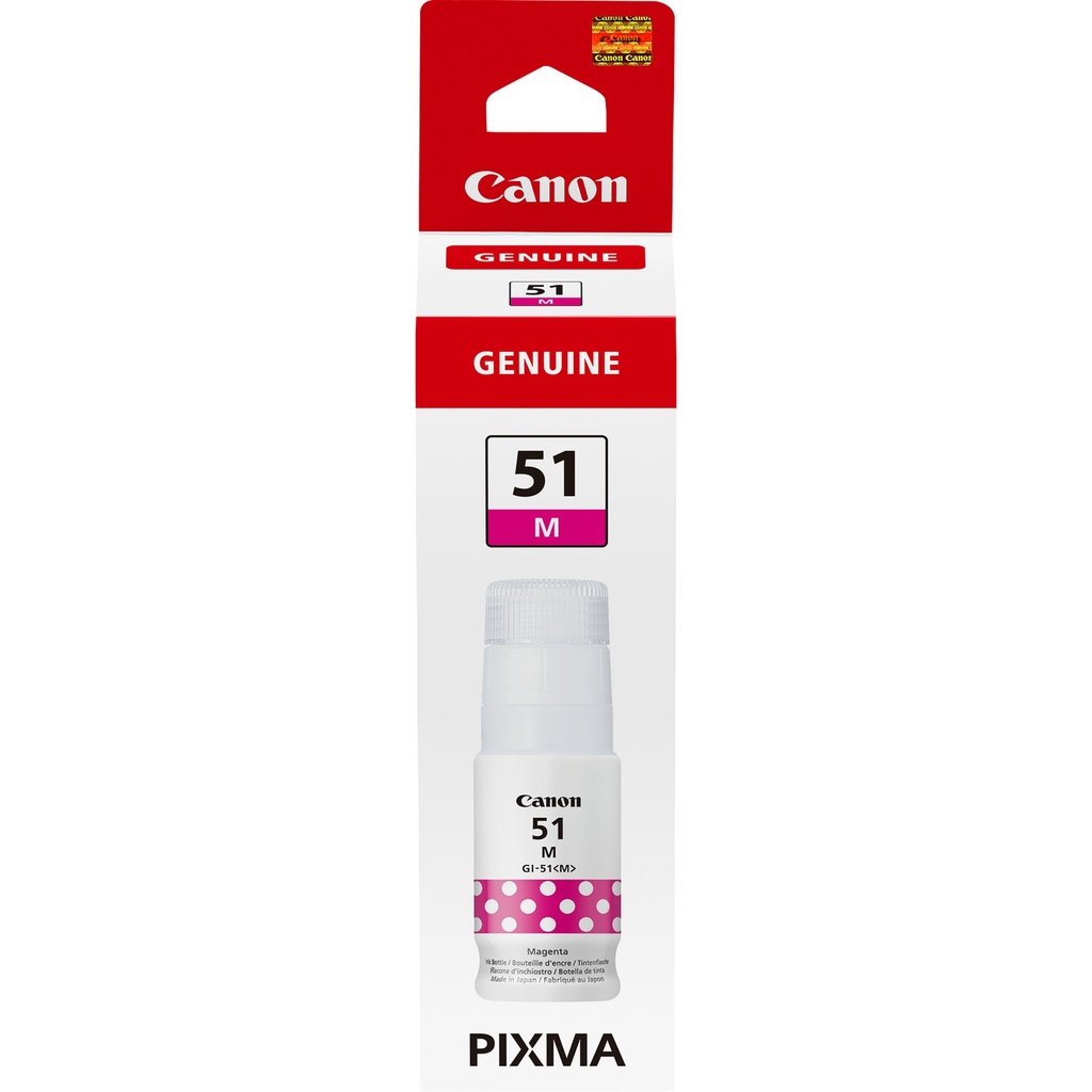 ORIGINAL Canon Cartuccia d'inchiostro magenta GI-51M 4547C001 ~7700 Seiten 70ml