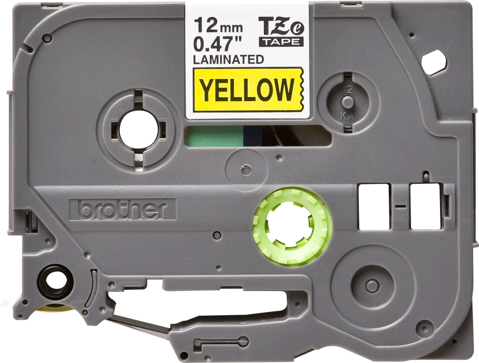 ORIGINAL Brother Nastro Nero su giallo TZe-631 TZ-631 12 mm x 8 m, laminato