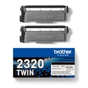 ORIGINAL Brother Multipack nero TN-2320 TWIN ~5200 Seiten 2600 pagine