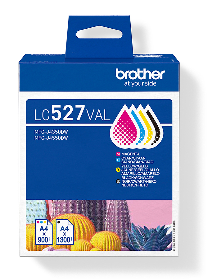 ORIGINAL Brother Multipack nero / ciano / magenta / giallo LC527VAL LC527VAL ~4000 Seiten