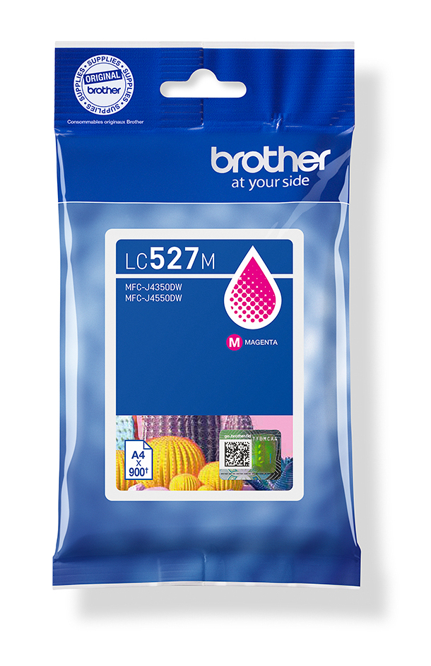 ORIGINAL Brother Cartuccia d'inchiostro magenta LC527M LC-527M ~900 Seiten