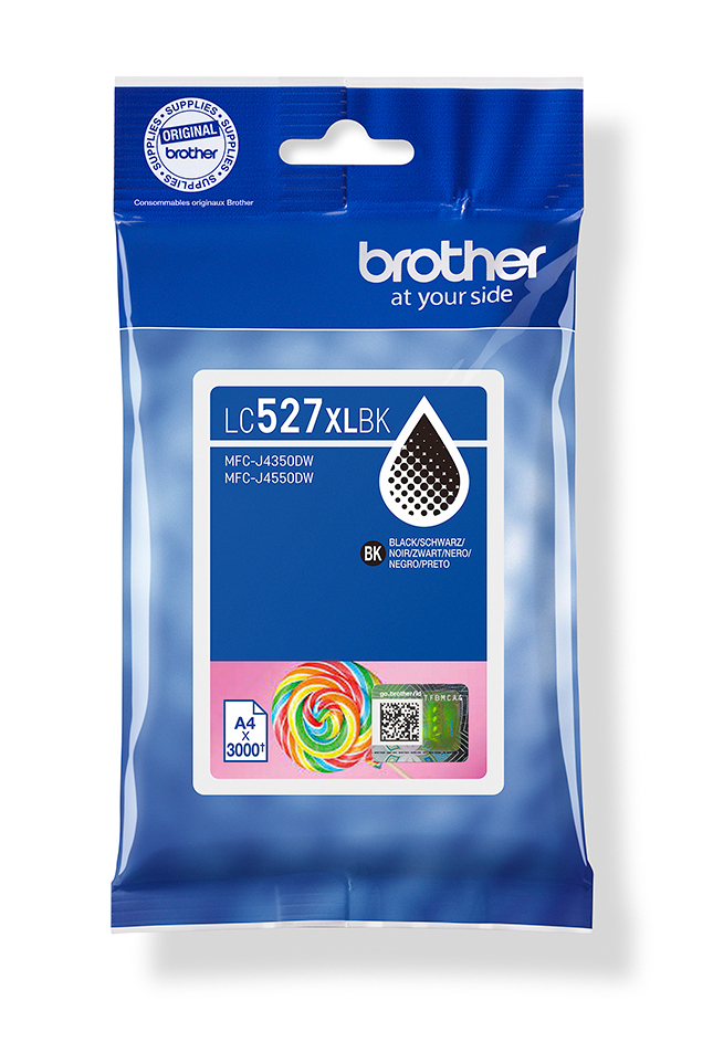 ORIGINAL Brother Cartuccia d'inchiostro nero LC527XLBK LC-527XLBK ~3000 Seiten