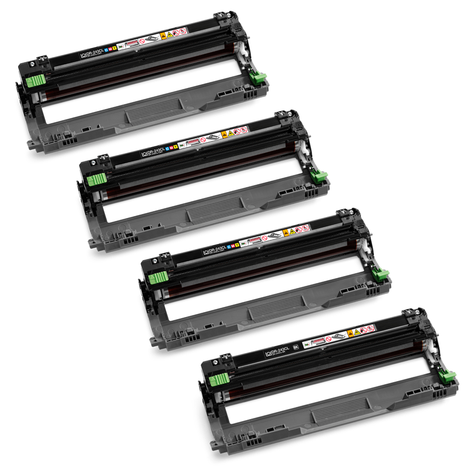 ORIGINAL Brother Tamburo nero / ciano / magenta / giallo DR-243CL ~18000 Seiten