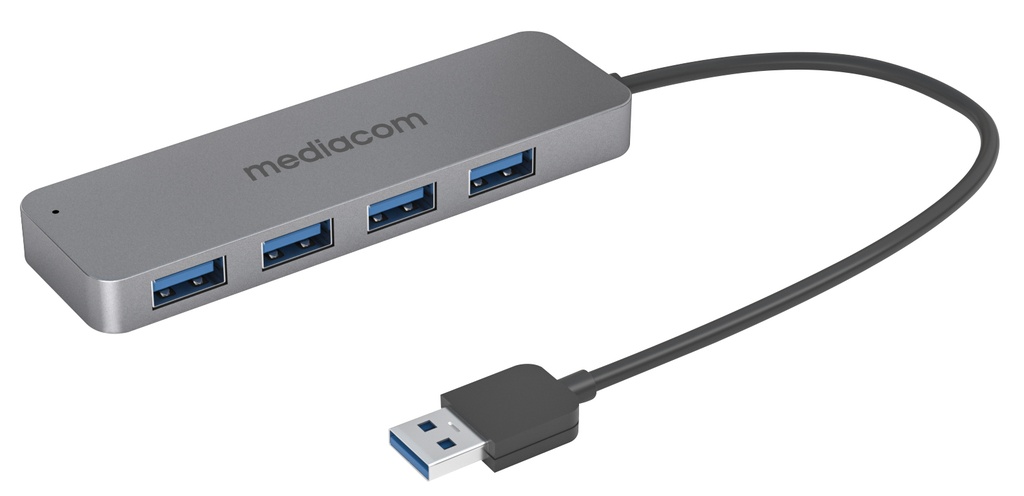 MD HUB USB 3.0 4 PORTE ALIMENTATO