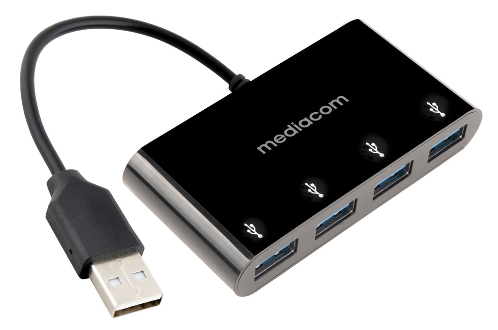 MEDIACOM HUB USB 3.0 4 PORTE