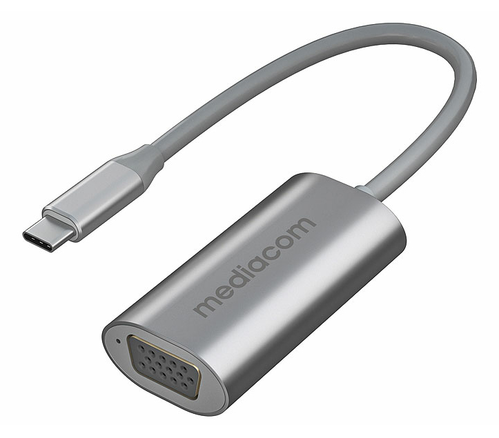 MEDIACOM USBC/VGA/ALLUMINIO