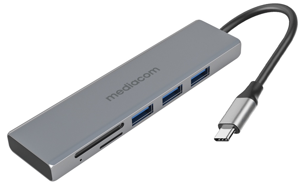MD HUB USB-C 3PORTE USB 3/CARDREADE