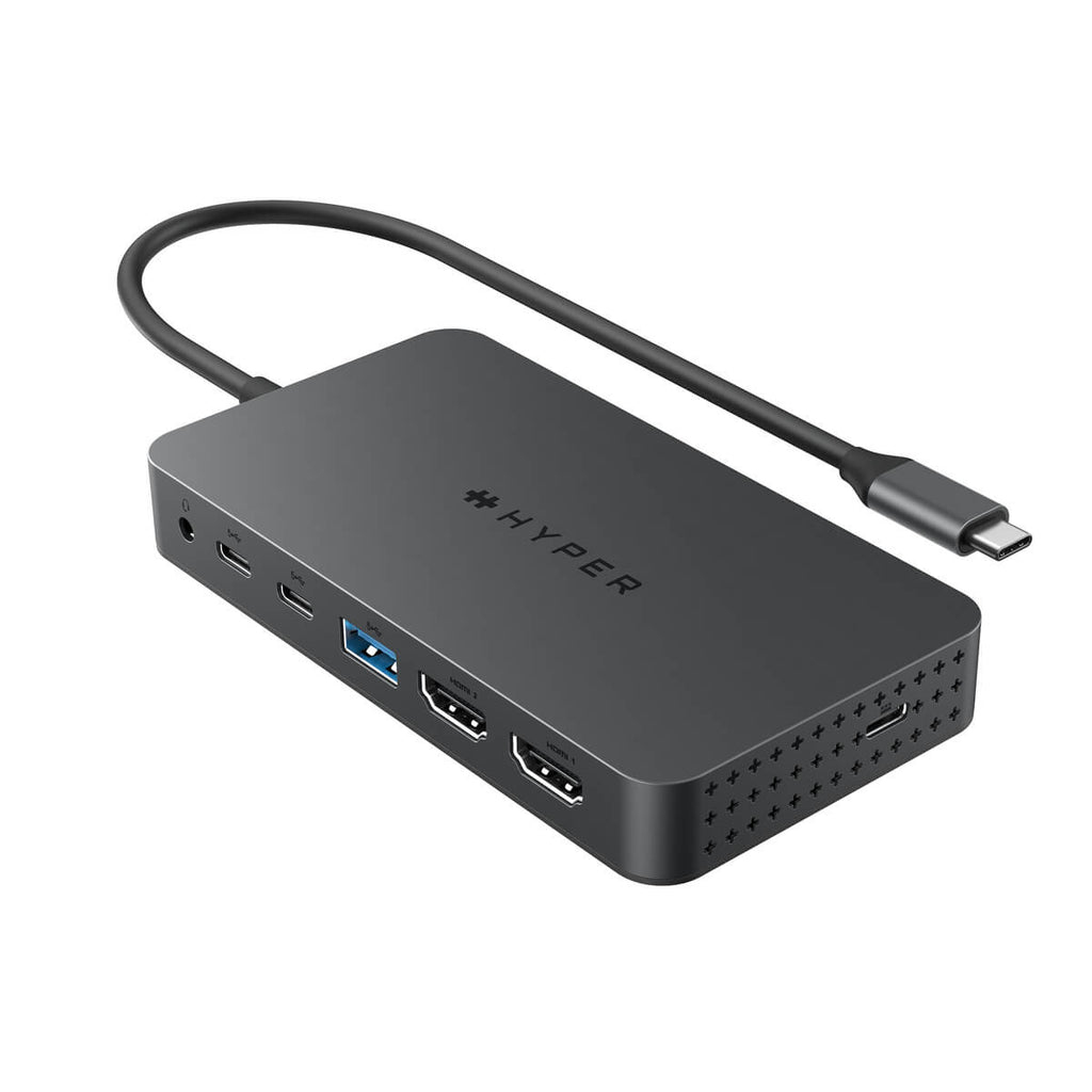 [HD7002GL] Targus HyperDrive Next Dual Wired USB Type-C Grey