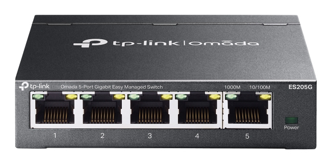 [ES205G] TP-Link Omada 5-Port Gigabit Easy Managed Switch with 4-Port PoE+