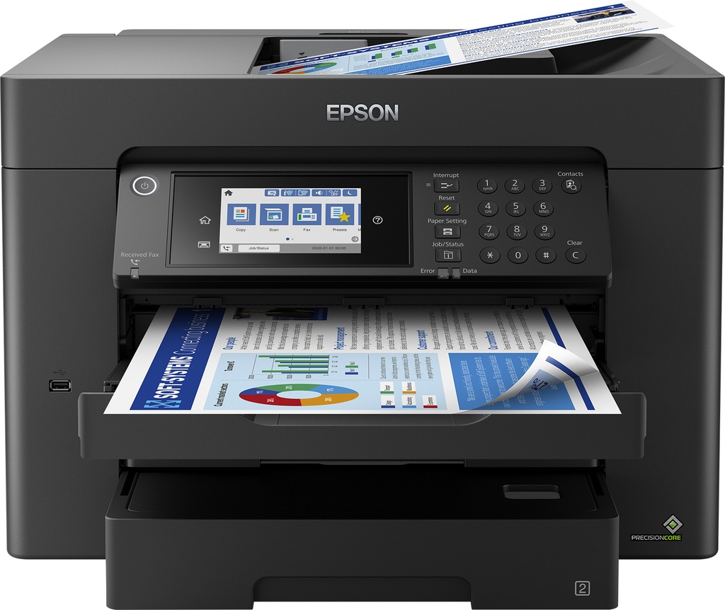 ORIGINAL Epson stampante nero WorkForce WF-7840DTWF C11CH67402 WorkForce WF-7840DTWF