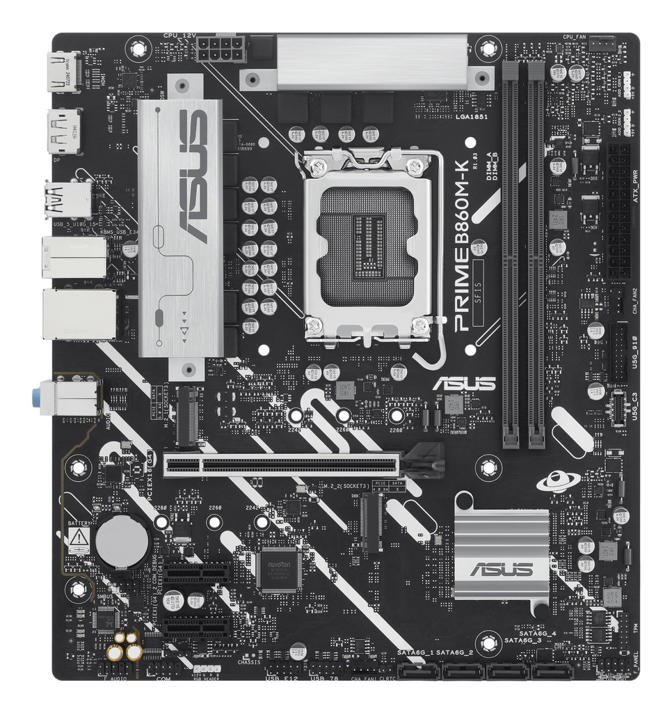 ASUS PRIME B860M-K Intel B860 LGA 1851 (Socket V1) micro ATX