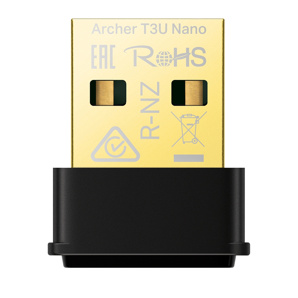 [ARCHER T3U NANO] AC1300 MINI DUAL BAND WI-FI USB ADAPTER, 867 MBPS