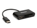 LETTORE MEMORIE SD-MICRO SD - USB C