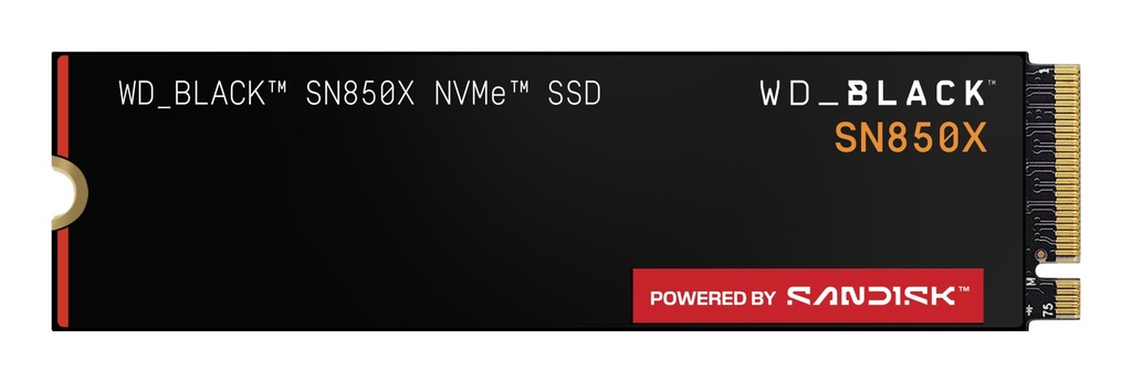 SSD WD Black 4TB SN850X Gaming NVME M.2 PCIe 4.0 x4 WDS400T2X0E