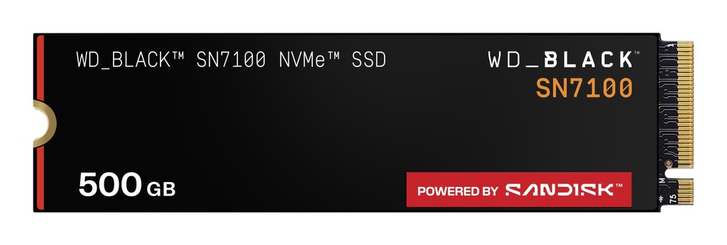 SSD WD Black 500GB SN7100 NVME M.2 PCI Express WDS500G4X0E PCIe 4.0 x4
