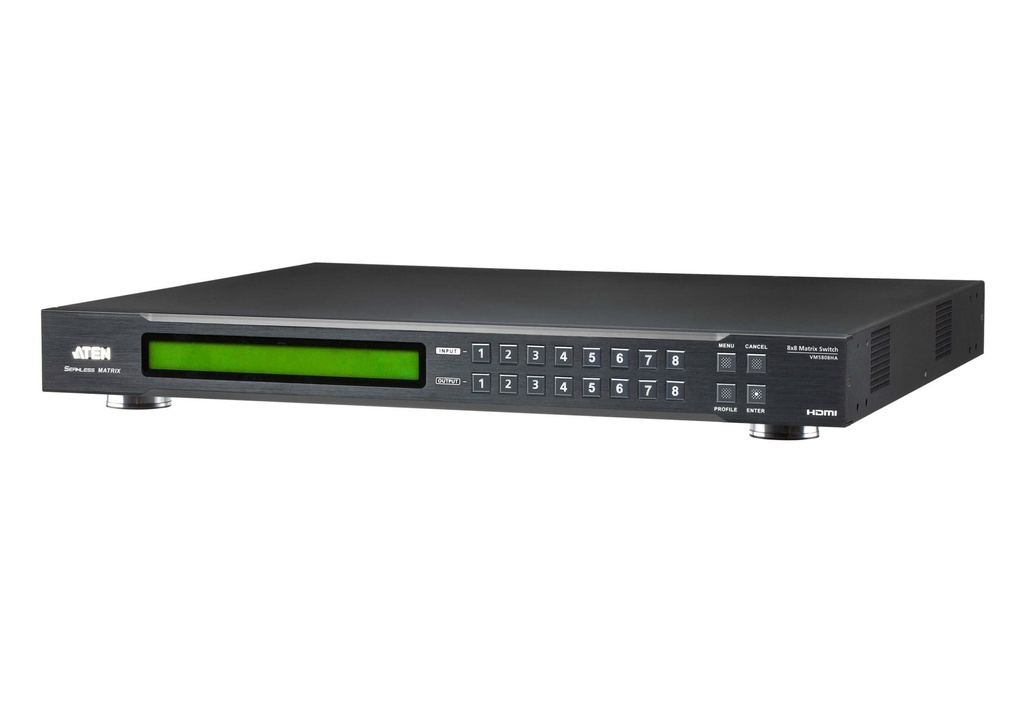 [VM5808HA-AT-G] ATEN 8 x 8 HDMI Matrix Switch with Scaler