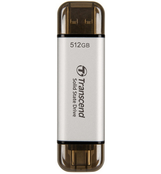 512GB EXTSSD USB10GBPS TYPEC/A SILV