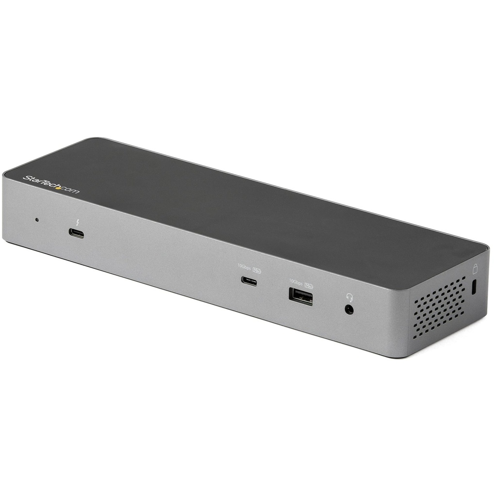 [TB3CDK2DHUE] StarTech.com USB C Docking Station for Macbook Pro/Air-M1/M2/M3/M4, Thunderbolt Compatible, HDMI/DisplayPort, Dual 4K 60Hz/Single 8K, USB Type-C Laptop Dock, 96W Power Delivery, USB 10Gbps