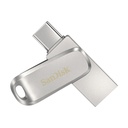 Pendrive SanDisk Ultra Dual Drive Luxe 1 TB USB A 3.2 USB C 3.2 argento