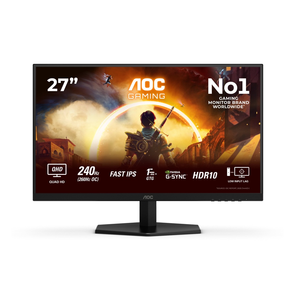 [Q27G42ZE] AOC G4 Q27G42ZE computer monitor 68.6 cm (27") 2560 x 1440 pixels Quad HD LCD Black, Red