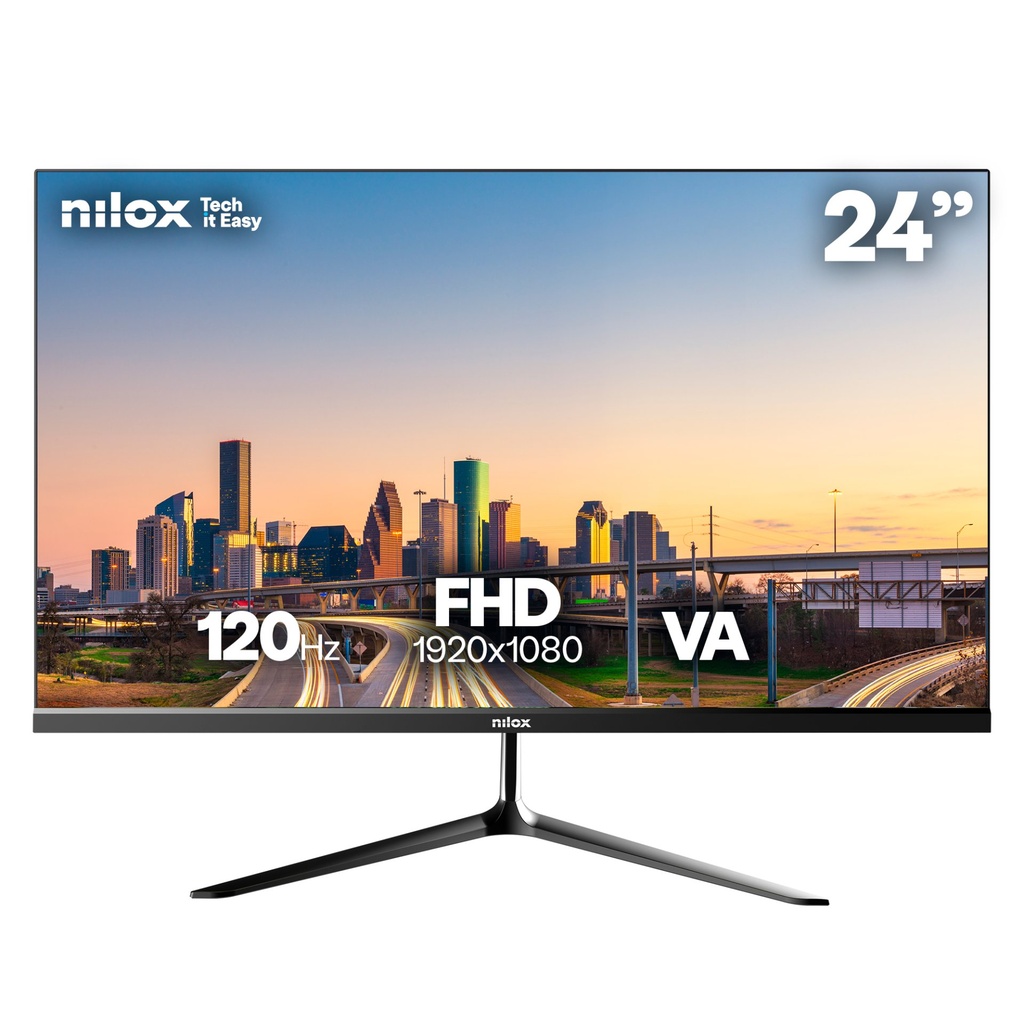 [NXM24FHD1203] Nilox NXM24FHD1203 computer monitor 60.5 cm (23.8") 1920 x 1080 pixels Full HD LED Black