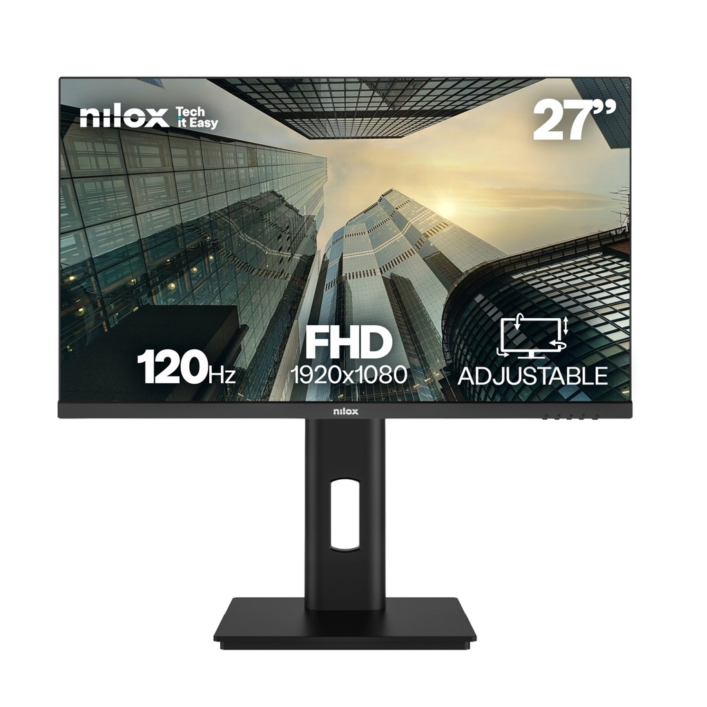 [NXM27R2K1201] Nilox NXM27R2K1201 computer monitor 68.6 cm (27") 2560 x 1440 pixels 2K LED Black