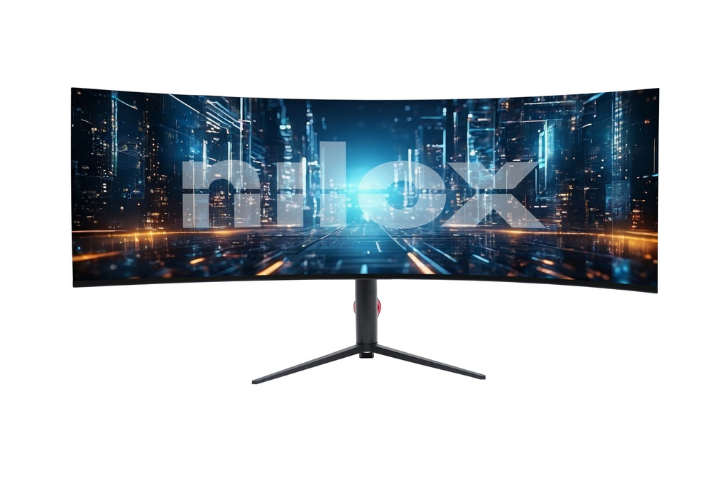 [NXM49CRVDC] Nilox NXM49CRVDC computer monitor 124.5 cm (49") 5120 x 1440 pixels Dual QHD LED Black