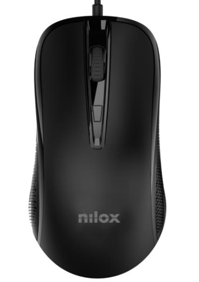 [MOUSB1014] Nilox MOUSB1014 mouse Office USB Type-A Optical 2400 DPI