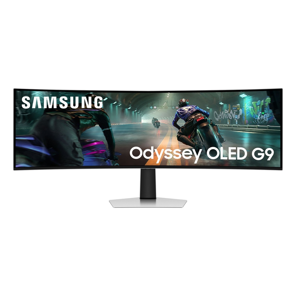 [LS49DG910SUXEN] Samsung S49DG910SU computer monitor 124.5 cm (49") 5120 x 1440 pixels Dual QHD OLED Silver