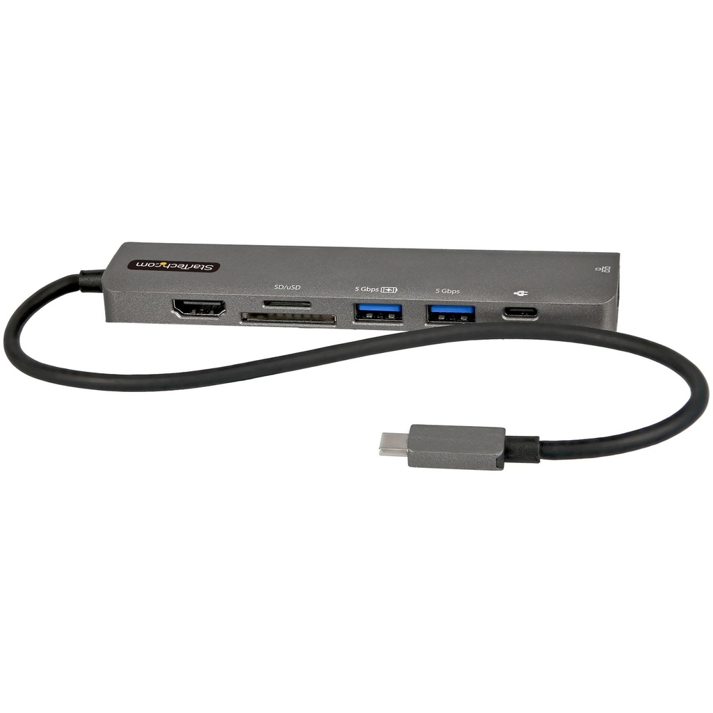 [DKT30CHSDPD1] StarTech.com USB-C Multiport Adapter Hub, USB-C to 4K 60Hz HDMI, Gigabit Ethernet and 100W Laptop Charging for Macbook Pro / Air and Windows
