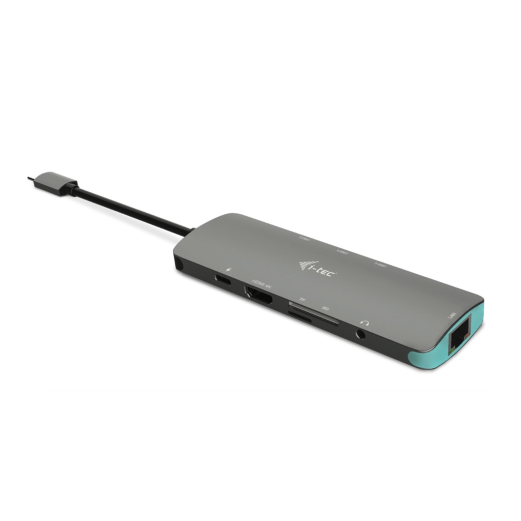 [C31NANODOCKLANPD] i-tec Metal USB-C Nano Docking Station 4K HDMI LAN + Power Delivery 100 W